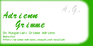 adrienn grimme business card
